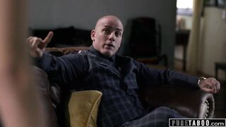 PURE TABOO Step-Daughter Spanked and Butt-Banged by Step-Dad