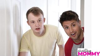 Hot Stepmom Jessica Ryan Takes two Young Knobs on Camera S1:E6