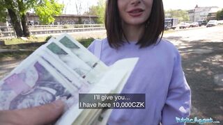 Public Agent This man bangs a gorgeous Italian chick who has a consummate Italian ass