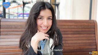 Screw me right now and cum on my face in public - I desire everyone to see me covered in cum! - Cumwalk