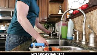 Step Mom Rewarding Helpful Stepson With A Hard Bang