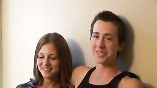 Young couple with grandad