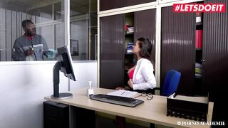 Teasing the janitor to get a penis in ur ass!