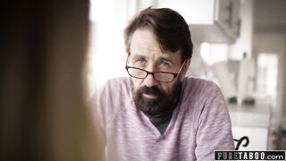 PURE TABOO Step Dad Manipulates Step-Daughter Into Sex