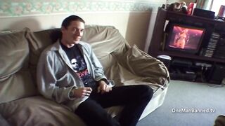 Nancy in Short Suit and High Heels Ready for Arse Banging