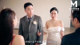 ModelMedia Asia - Nice-looking pretty soon-to-be-married sexually excited wife engages in wife-swapping sex before her wedding day