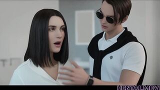 AI GENERATED MANGA - Spoiled Student Freezes Time And Bangs Teacher