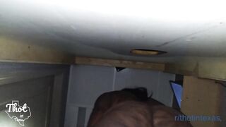 Thot in Texas - Mlf Booty Natural Breasts Banging At Gloryhole and in Private1 on 1