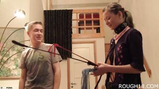 YOUNG HUNK-HOTTY IN FEMALE-DOMINATOR SEX