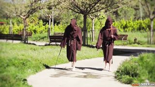 Porn hottie turned nun can't get without the loop!