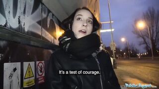 Public Agent Hawt Czech car fuck after public oral-sex-job