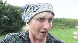 Her car breaks down and an elderly guy offers to repair it