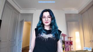 I Convince YOU To Bang Me I'm Obsessed With Your Weenie (POV) - French Goth Blowjob Full Movie scene