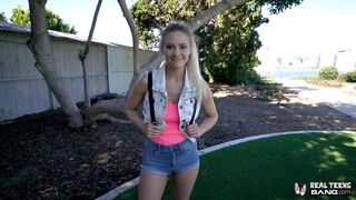 Real Teens - Ex-Mormon Amateur Teen Makes first Porn Movie scene