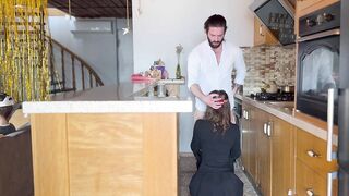 Wife Cheats On Husband With Best Friend While He Plays VR Helmet