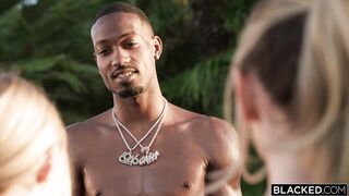 BLACKED Tiny BFFs Coco Lovelock And Demi Hawks Share A two BBC Creampie