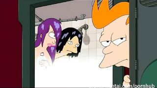 Futurama Comics - Shower 3some