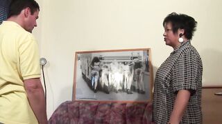 Older couple pussy licking vagina banging big titties milf ramrod sucking