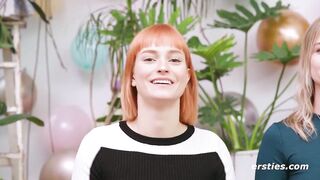 Ersties - 5 hot gals in a wild German dare game