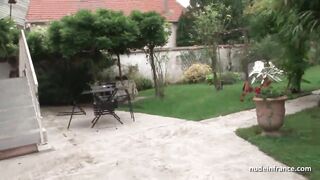 Young French redhead hard analized with her fine tiny titties