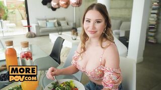 Amalia Davis gives you her butt AND her snatch to pump