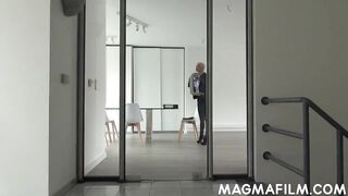 Office Wench Anal Screwed in an Elevator