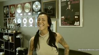 British Chav Chantelle Fox Licking old Mans Backdoor