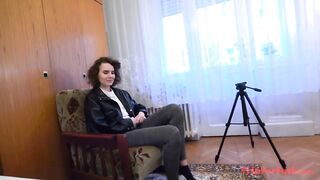 A 18 yo Russian angel, she can't live without sex so much.