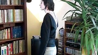 CMNF - Cute French hotty naked spanked en punished