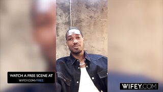 WIFEY Admirable-looking Fit Hotwife Serenity Cox Gets Massive Creampie In three-some