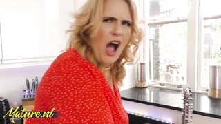 Big Booty BBW MILF Katie Kay Lane Gets Drilled Whilst Cleaning The House