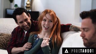 PURE TABOO Creepy Social Worker Dominates Preggy Teen Madi Collins With Her Stepdad - PART 1 + 2