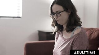 ADULT TIME - Angela White Guides Shy Client Through Intense Double Penetration Therapy! FULL SCENE