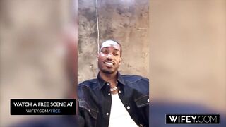 WIFEY Pretty Fit Hotwife Serenity Cox Gets Massive Creampie In trio