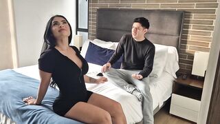 Cheating wife and betrays her husband with her brother-in-law