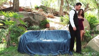 Serene outdoor sex w biggest facial