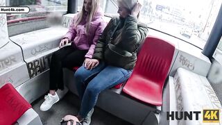 HUNT4K. Lesbian fucked her recent landlord