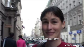 Public crapper with Julie