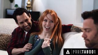 PURE TABOO Creepy Social Worker Dominates Pregnant Teen Madi Collins With Her Stepdad - PART 1 & 2