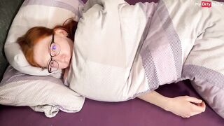 German redhead amateur rides dong with buttplug in ass - MyDirtyHobby