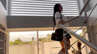 College Beauty Easily Gives In, Screws and Cheats on Her Long Distance Boyfriend - SEX WITH STRANGER