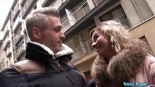 Public Agent Worldclass Wifey Bangs a Stranger whilst her Husband Waits Outside