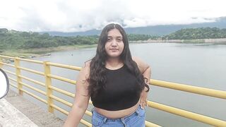 Beauty dumped by her boyfriend is helped by a stranger, ending in rough sex