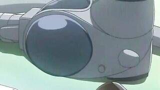 Cute anime maid gets her pussy vacuumed