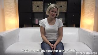 Marie is a small titted, golden-haired older who would truly like to become a pornstar