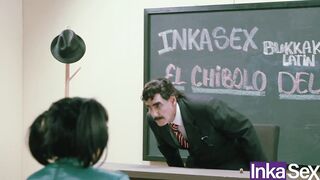 The morbid neighborhood of Chibolo 18 ends in an orgy during Don Mamón's class - LOST CHAPTER.