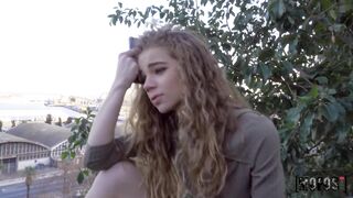 Petite gymnast playgirl bounces on jordi's ramrod