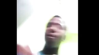 Gangbangers running train on dope fiend in public bath