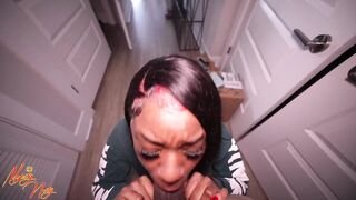 Ebony gets thrashed as soon as she walks in-FULL CLIP ON OF (@URMAJESTY1728)