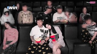Surprised a girlfriend right in the movie theater - pinkloving
